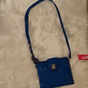 New Royal Blue Crossbody Baguette